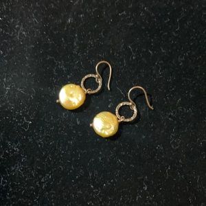 Set of pearly hook earring